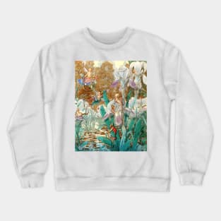 Fairies in the Marsh - Harold Gaze Crewneck Sweatshirt